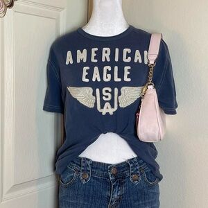 American Eagle Navy T-Shirt